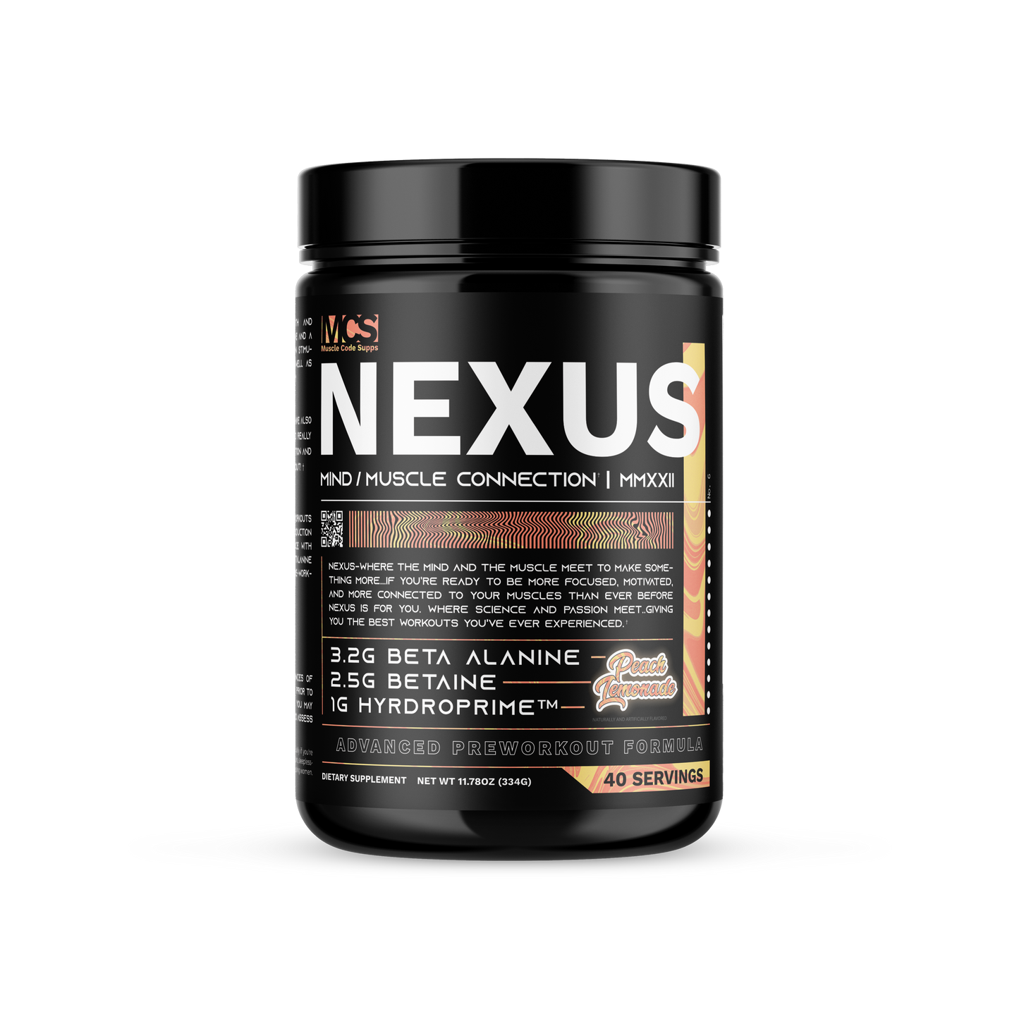 NEXUS Peach Lemonade - Pre Workout